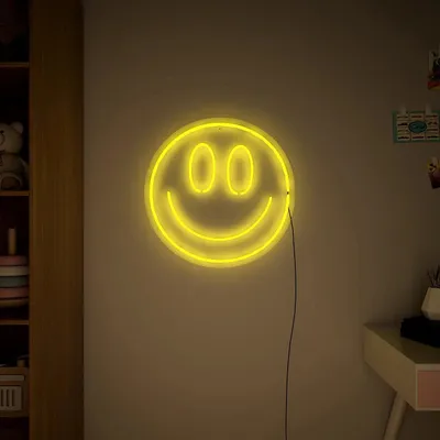 Smiley Face LED Neon Light (Available in multiple colors)