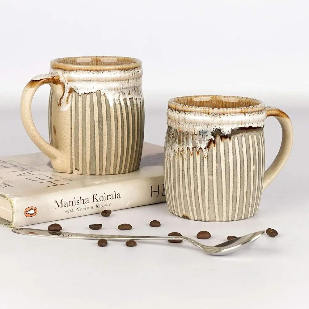 Striped Ceramic Mugs