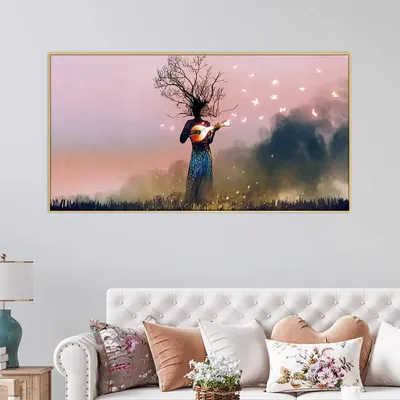 Surreal Music of Trees Wall Painting