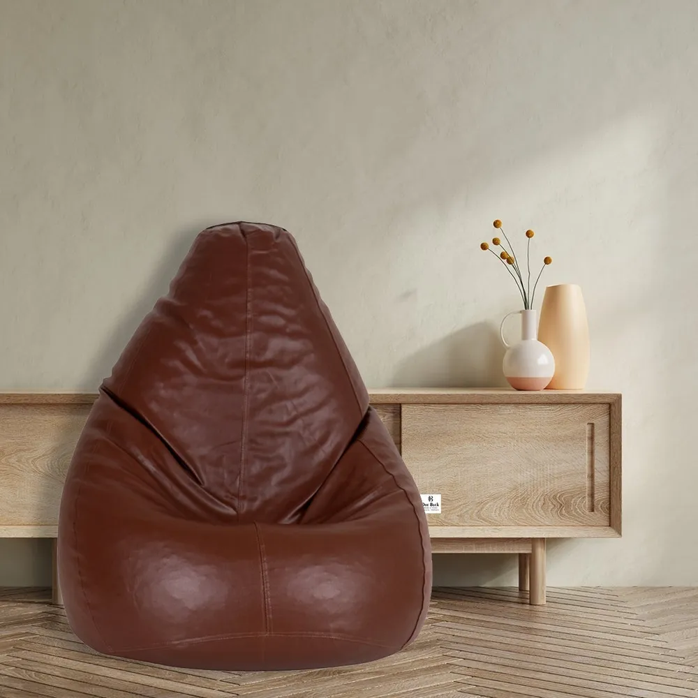 Tear Drop Designed Tan Bean Bag Cover  (L,XL,XXL,XXXL, Jumbo)