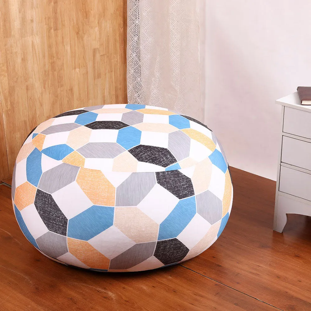 Tessalation Pattern Multicolor Bean Bag (Beans Not Included)