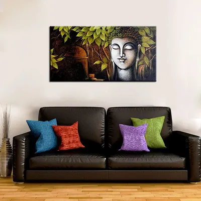 The Buddha &amp; the Bodhi Tree Wall Painting