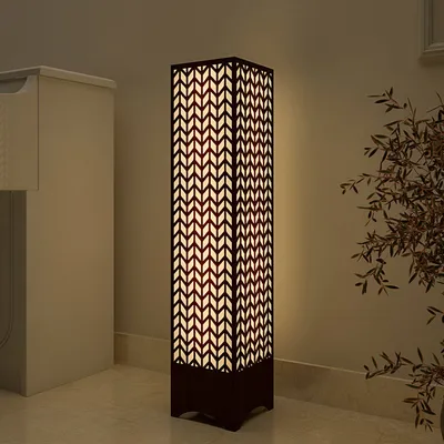 The Chevron Designer Wood Floor Lamp / Floor Light / Modern Lamp