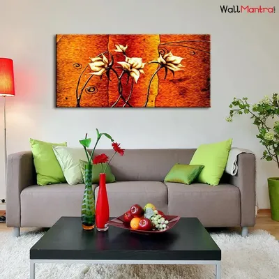 The Dancing Flower Canvas Printed Painting