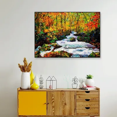 The Poised Stream Framed Wall Art