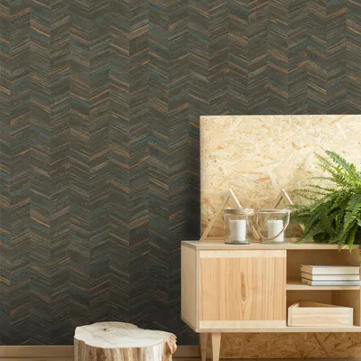 Trendy Arrow Weave Textured Premium Wallpaper- Trendy Walls Collection