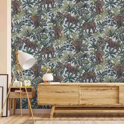 Tusker Trail Textured Premium Wallpaper- Paradise Collection