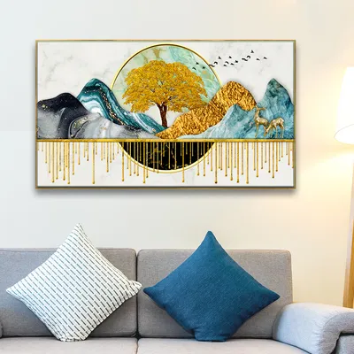 Two Sides Of Mother Earth Canvas Wall Painting