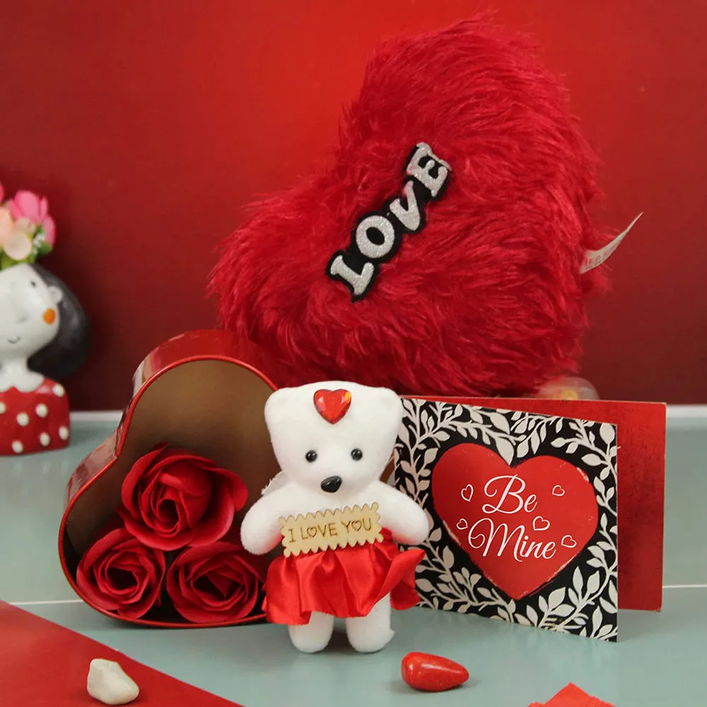 Unique Valentine's Day Special Romantic Combo Gift Set for Her (Pack of 3)