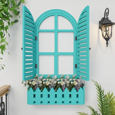 Venice Style Vintage Wooden Wall Decor / Window Frame Wall Decor