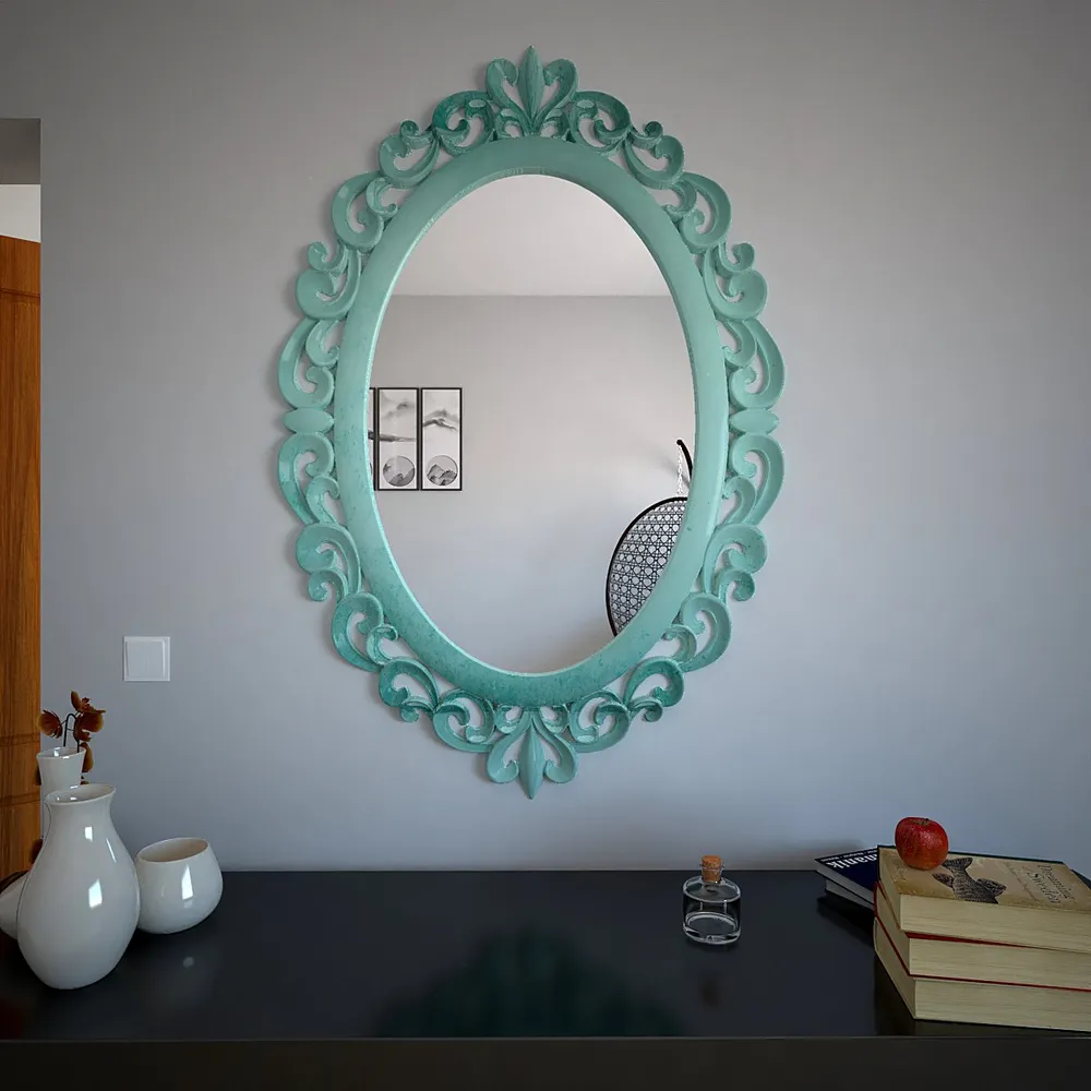 Vintage Venetian Oval Mirror