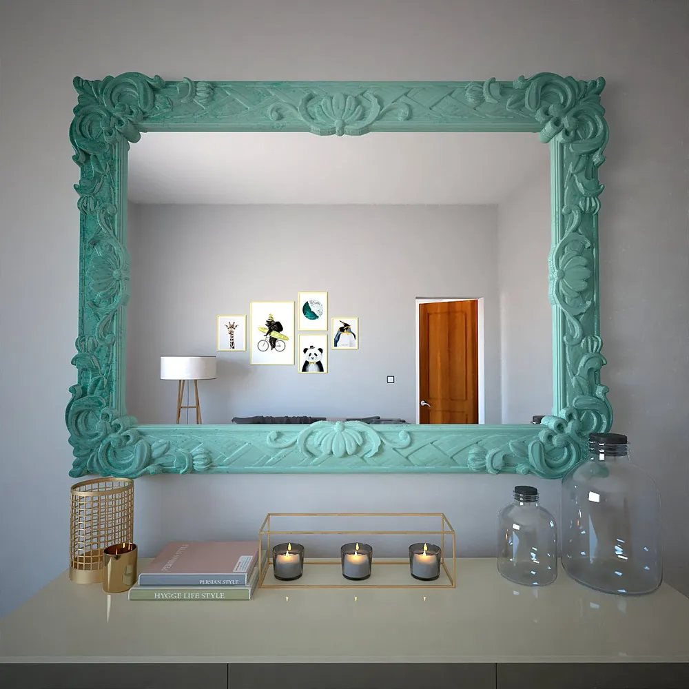 Vintage Venetian Rectangular Mirror