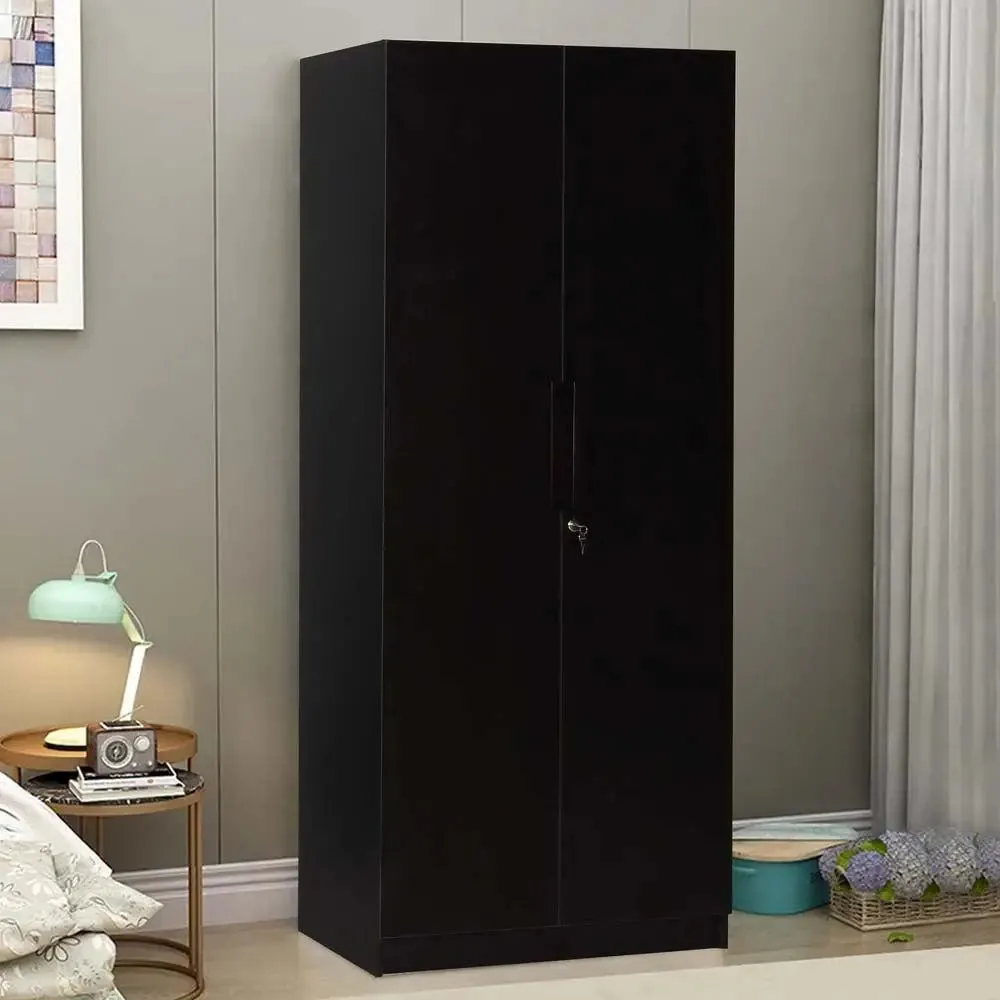 Wenge Engineered Wood 2 Door Wardrobe